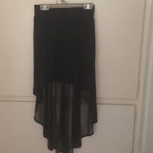 High low skirt